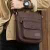 Garvi Slingbag - Tas Selempang Kerja Muat Tab Mesengger Bahu Pria Kulit Sapi Asli - La Vaches' Leather