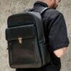 LA VACHES' LEATHER - Tas Ransel Backpack Pria Kulit Asli Model Kekinian - ANOM