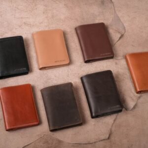 La Vaches' Leather - Dompet Lipat Pria Kulit Asli Uang Cash dan Kartu - Wallet