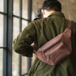 La Vaches' Leather - Tas Dada Kulit Asli Waist Bag Kulit Asli Pria dan Wanita Unisex - Umbara