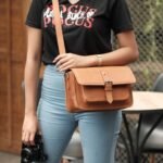 La Vaches' Leather - Tas Selempang Pria Wanita Unisex Kulit Asli Tas Kamera - Basic Morrorles