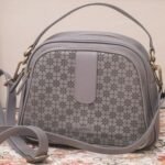 Leswan Leather - Tas Selempang Bahu Dada wanita kulit asli motif batik viral - INDIRA FULL BATIK
