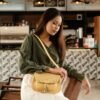 Leswan Leather - Tas selempang Shoulder bag wanita kulit asli motif batik viral - TASSEL