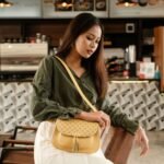 Leswan Leather - Tas selempang Shoulder bag wanita kulit asli motif batik viral - TASSEL