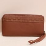 Leswan leather- Dompet wanita kulit asli polos motif batik viral - ASTYA