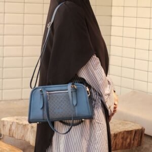 Leswan leather- Tas wanita jenis Shoulderbag atau Sling bag kulit asli polos motif batik viral - SRIKANDI