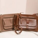 Leswan leather- Tas wanita jenis Slingbag (tas Selempang) kulit asli polos motif batik viral - SEKAR