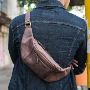 Rajini Waist Bag - Tas Selempang & Bahu Pria Wanita - La Vaches' Leather
