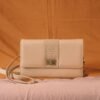 Leswan Leather - Tas Selempang Clutch Bag wanita kulit asli motif batik viral - ANJANI