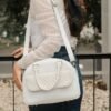 Leswan Leather - Tas Selempang bahu wanita kulit asli motif batik viral - KALINA