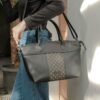 Leswan Leather - Tas Tote bag wanita kulit asli motif batik viral - TANIA