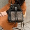 Leswan leather- Tas jenis Bucket bag berbahan kulit asli dengan aksen batik viral - JELITA