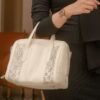 Leswan leather- Tas jenis Satchel bag berbahan kulit asli dengan aksen batik viral - ALMA