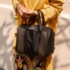 Leswan leather- Tas jenis Satchel bag berbahan kulit asli dengan aksen batik viral - ALMA