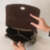Leswan leather- Tas jenis Shoulderbag berbahan kulit asli dengan aksen batik viral - ALILA