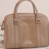 Leswan leather- Tas wanita jenis Handbagberfungsi sebagai Shoulder bag kulit asli polos motif batik viral - SOFIA