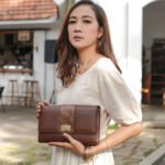 Tas Wanita kulit asli batik Leswan Leather - Anjani