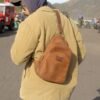 Bima Slingbag - Tas Selempang Bahu Pria dan Wanita - La Vaches' Leather