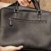 Birawa Bag - Tas Mesengger Laptop Kerja Selempang Bahu untuk Pria Kulit Sapi Asli - La Vaches'