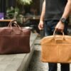 Birawa Bag - Tas Mesengger Laptop Kerja Selempang Bahu untuk Pria Kulit Sapi Asli - La Vaches'