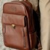 LA VACHES' LEATHER - Tas Ransel Backpack Pria Kulit Asli Model Kekinian - ANOM