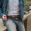 La Vaches Leather - Ikat Pinggang Pria Sabuk Pinggang Pria Belt Kulit Asli - Ikat Pinggang