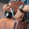La Vaches' Leather - Tas Kamera Mirrorless DSLR Kulit Asli Bisa untuk Sony Fujifilm dll - Medium Bag