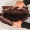 La Vaches' Leather - Postman Bag, Tas Kantor Laptop, Tas Laptop Kulit Asli - Sadhara Bag