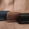 Lavaches' Leather - Clutch Pouch Bag untuk Travel Makeup Cocok Dipakai Pria dan Wanita Kulit Sapi Asli - Mahja