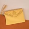 Leswan Leather - Clutch Bag wanita kulit asli motif batik viral - ARUNA