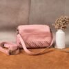 Leswan Leather - Crossbody bag Shoulder bag wanita kulit asli motif batik viral - SHENA