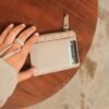 Leswan Leather - Dompet kulit wanita asli motif batik viral - AMBAR CARD HOLDER
