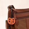 Leswan Leather - Gantungan Kunci Bag Charm Tas dari Kulit Asli Model Jaket Hewan Panda Kepik Sapi - BAG CHARM