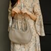 Leswan Leather - Tas Hobo bag wanita kulit asli polos viral - ELUNA
