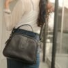 Leswan Leather - Tas Selempang Bahu Dada wanita kulit asli motif batik viral - INDIRA