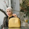 Leswan Leather - Tas Selempang Bahu Dada wanita kulit asli motif batik viral - INDIRA