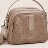Leswan Leather - Tas Selempang Bahu Dada wanita kulit asli motif batik viral - INDIRA FULL BATIK