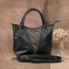 Leswan Leather - Tas Selempang Shoulder bag wanita kulit asli motif batik viral - VIENA BROGUE