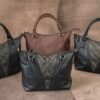 Leswan Leather - Tas Selempang Shoulder bag wanita kulit asli motif batik viral - VIENA BROGUE