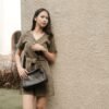 Leswan Leather - Tas Selempang bahu Sling bag wanita kulit asli motif batik viral - KARLA