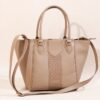 Leswan Leather - Tas Shoulder bag Tote bag wanita kulit asli motif batik viral - MAIRA
