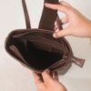 Leswan Leather - Tas Tenteng Shoulder Bag wanita kulit asli motif batik viral - YOANNA
