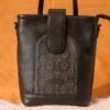 Leswan Leather - Tas Tenteng Shoulder Bag wanita kulit asli motif batik viral - YOANNA