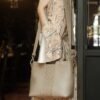 Leswan Leather - Tas Top handle Shoulder bag wanita kulit asli motif batik viral - NAOMI