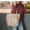 Leswan Leather - Tote bag wanita kulit asli motif batik viral - HELGA