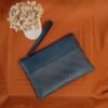 Leswan leather- Dompet Clutch Handbag Pouch wanita kulit asli polos motif batik viral - KILA