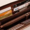 Leswan leather- Dompet wanita kulit asli polos motif batik viral - ASTYA