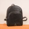 Leswan leather- Tas jenis Backpack berbahan kulit asli dengan aksen batik viral - DAISHA