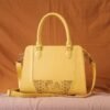 Leswan leather- Tas jenis Satchelbag berbahan kulit asli dengan aksen batik viral - HAURA