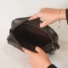 Leswan leather- Tas jenis Sling bag Crossbody bag wanita berbahan kulit asli dengan aksen batik viral - MAHJA